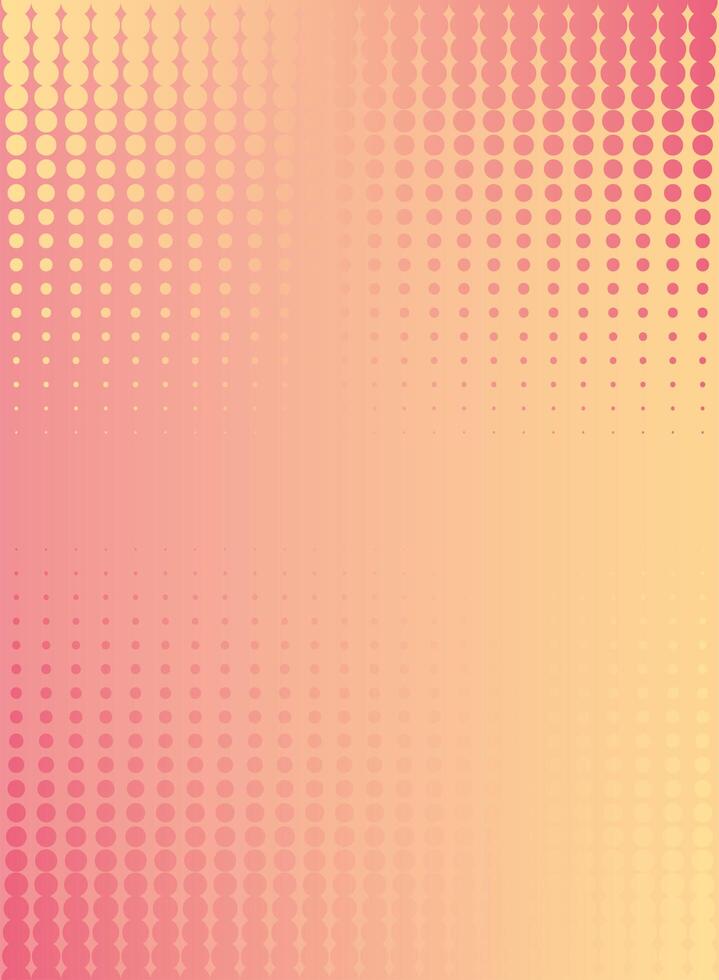 geometric figures and lines pink background vector