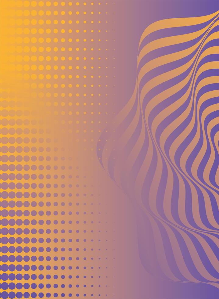 waves and forms mix colors background vector