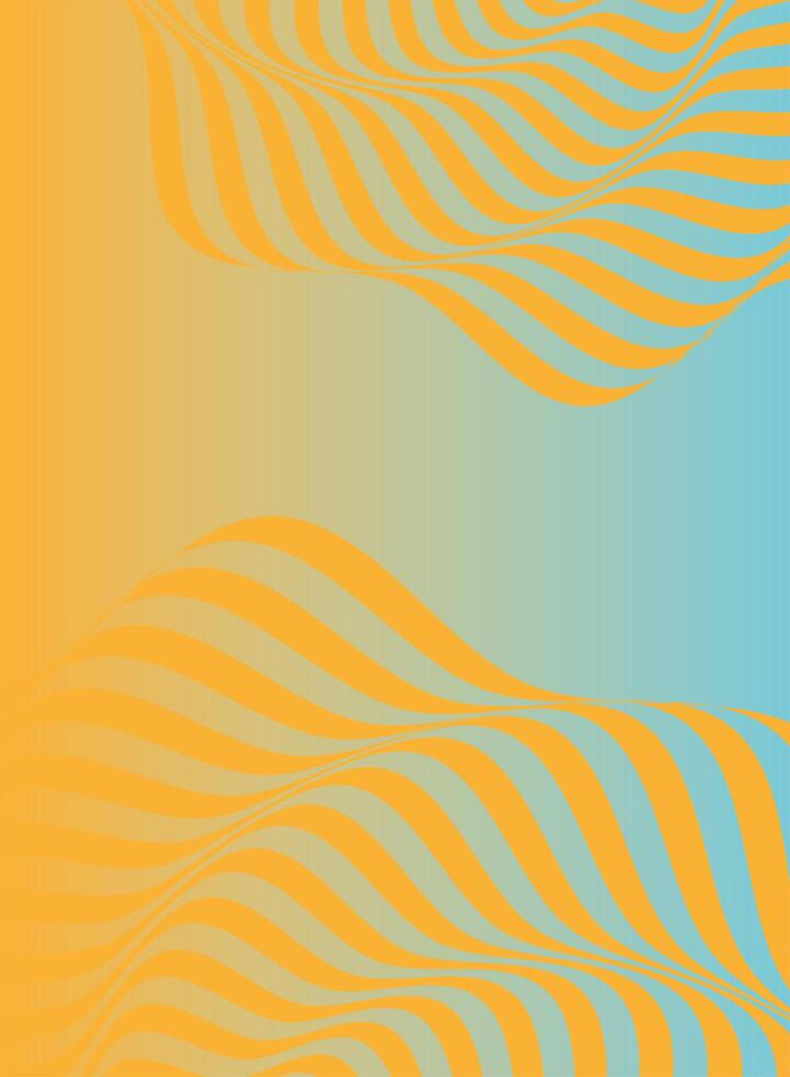 waves and forms mix colors background vector