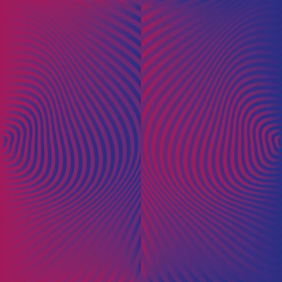 geometric figures and lines purple background vector