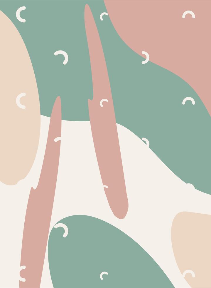contemporary paint work art abstract style vector