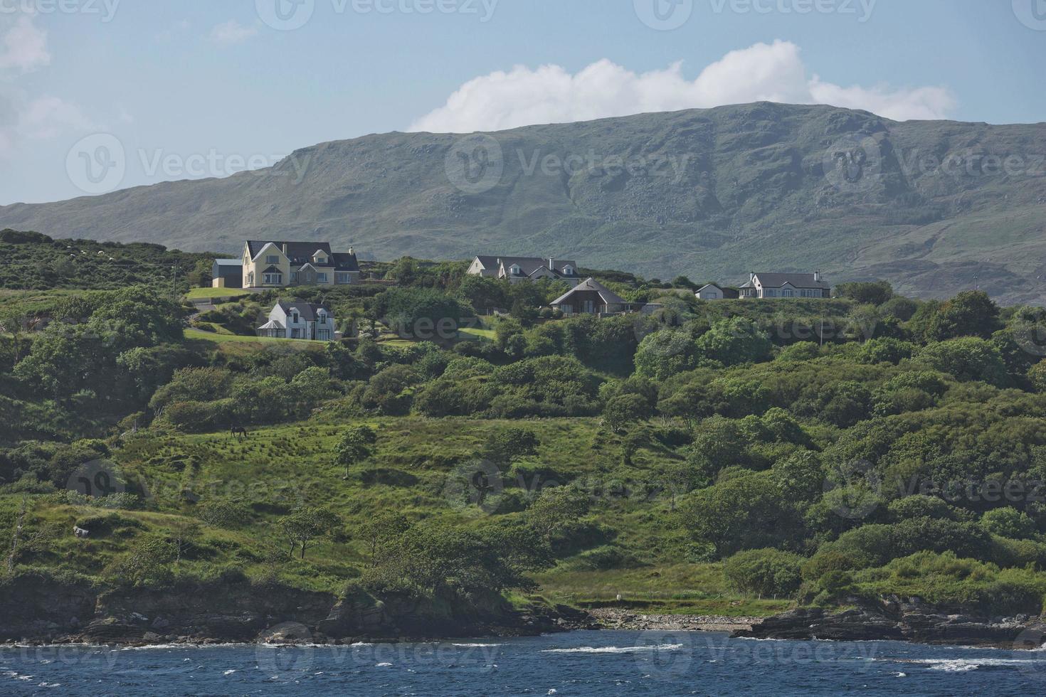 Costa irlandesa cerca de killybegs, condado de Donegal en Irlanda foto