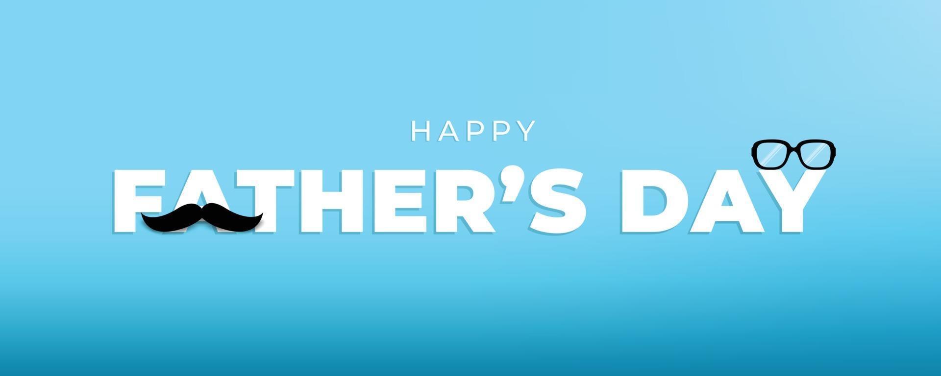 Happy father's day vector