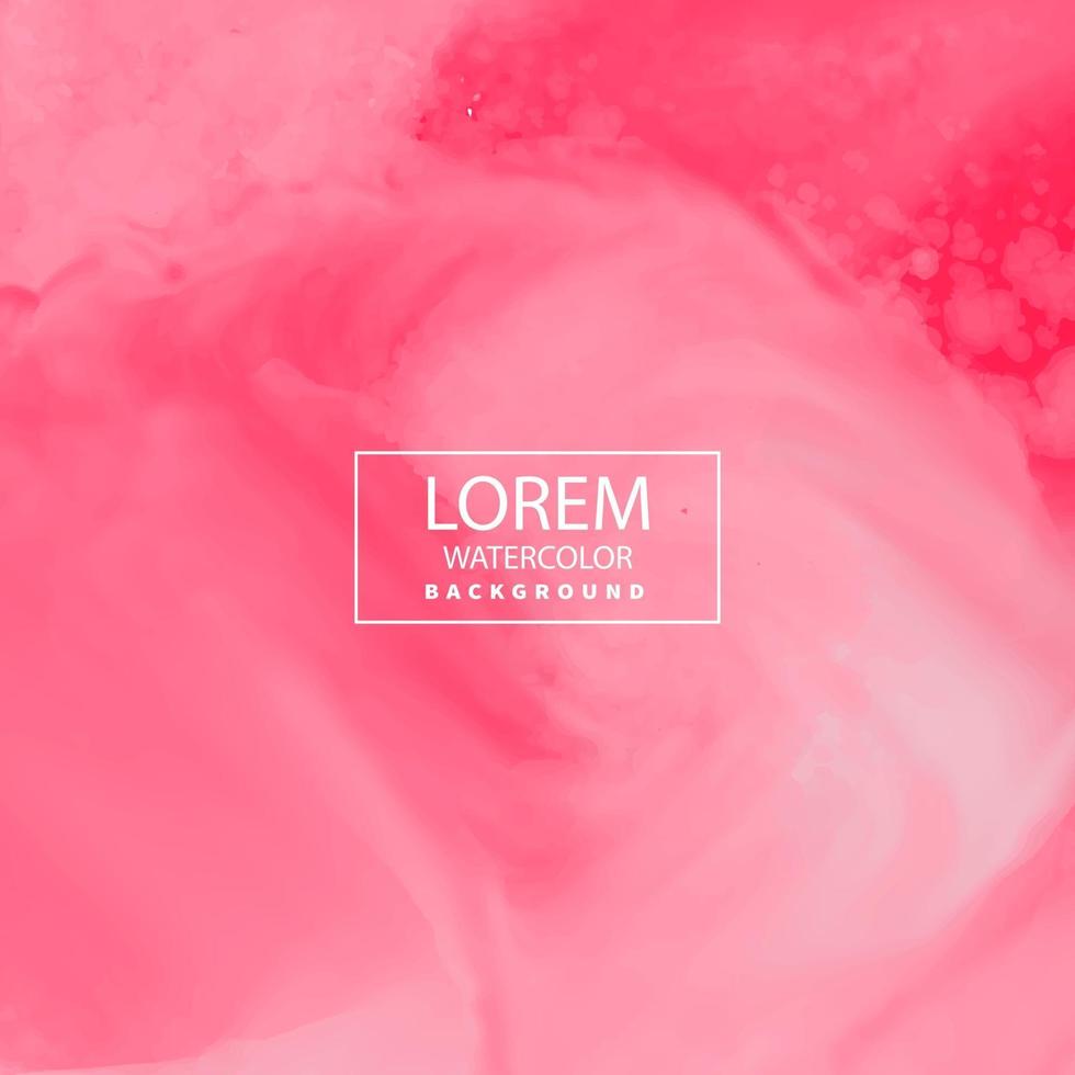 abstract pink watercolor texture background vector