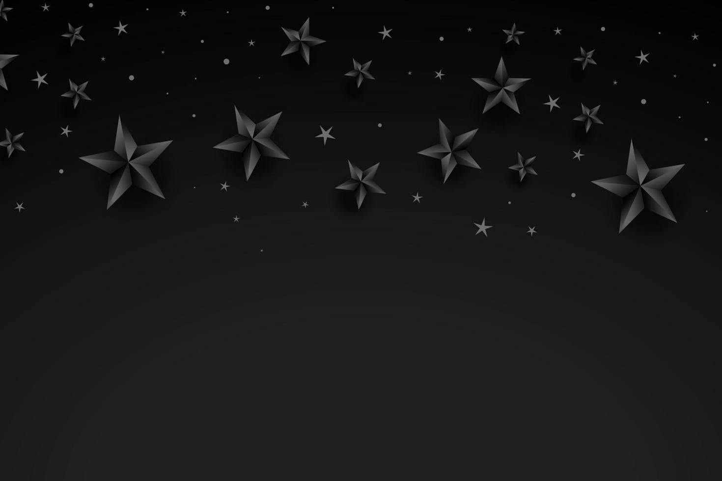 diseño de fondo de estrella oscura para carteles plantillas de sitios web tarjetas de presentación cubre maquetas de etiquetas vector