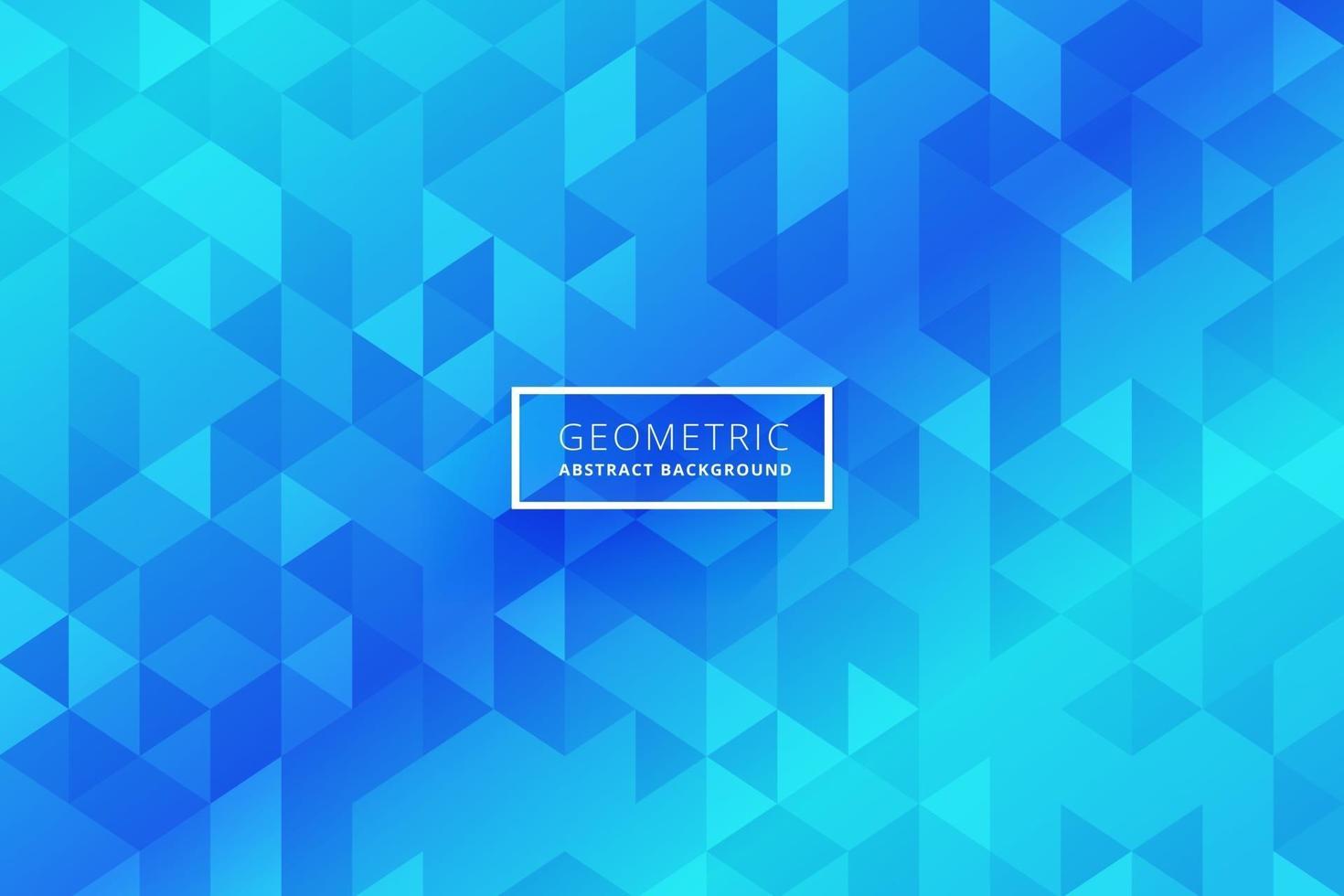 blue geometric business background vector