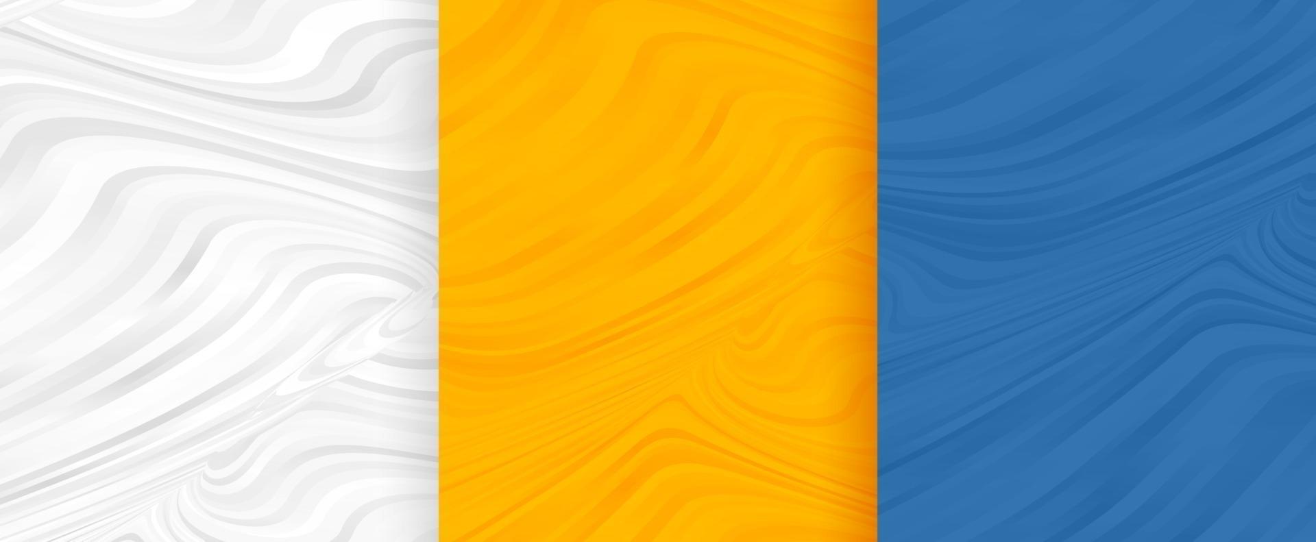 Modern poster template set with abstract patterns Cover Design with creative Flowing Liquid Shapes vector