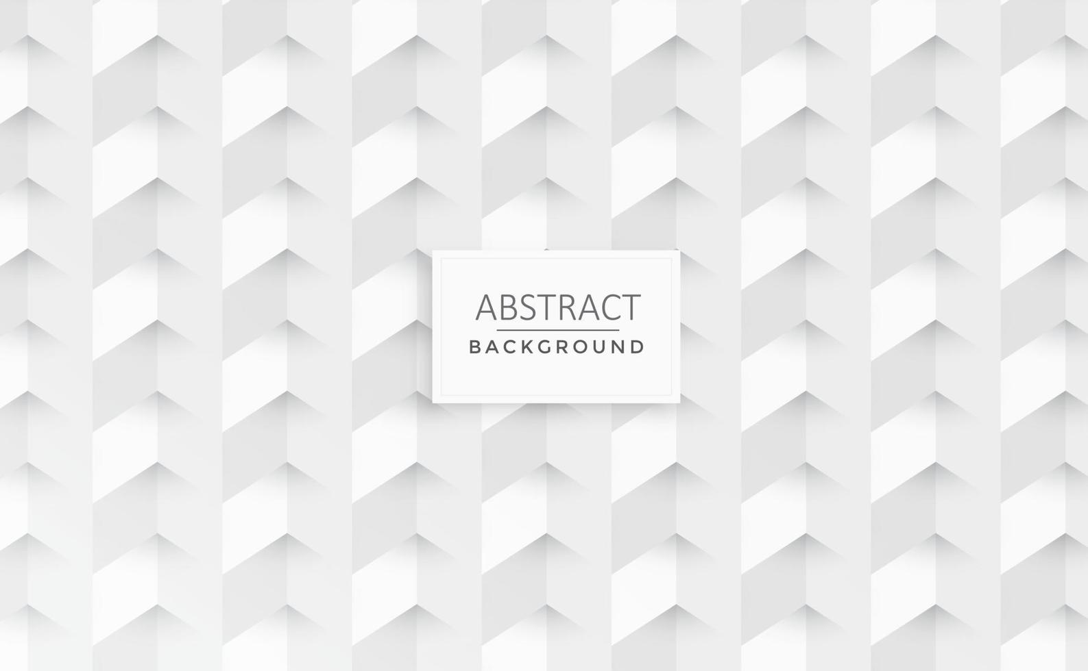 Abstract background with white shapes White and grey texture Vector illustration