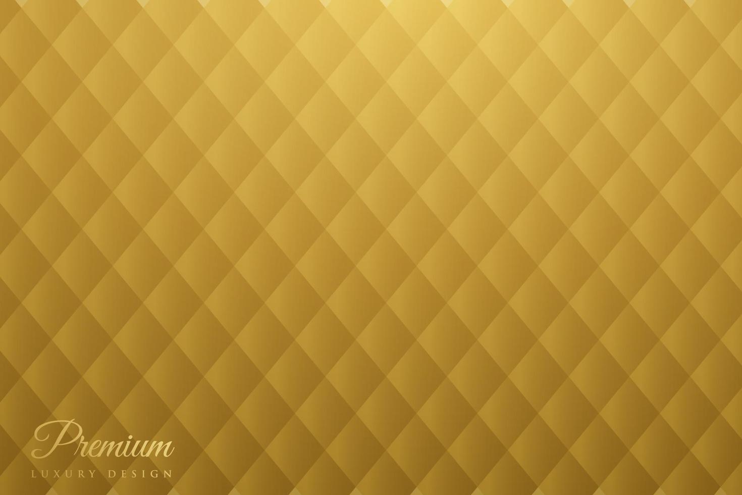 Hermoso fondo abstracto de oro con patrón abstracto de diamantes de oro diseño empresarial fondo brillante estilo plano de lujo 3d ilustración vectorial de eps 10 vector