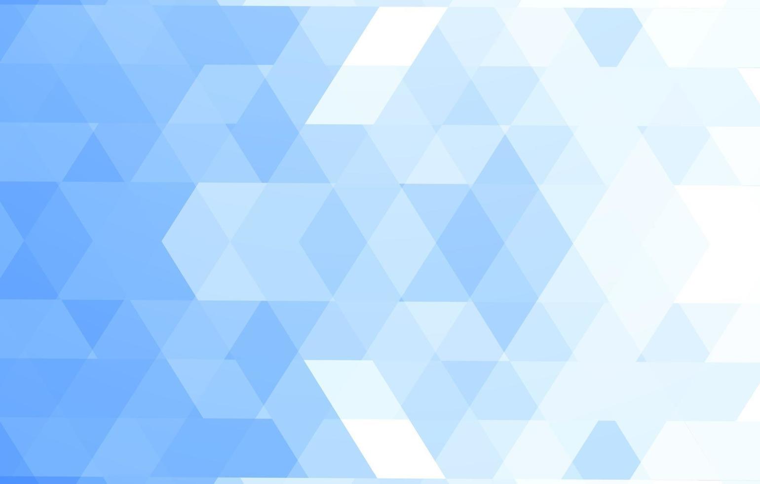 Abstract blue geometric shapes background vector