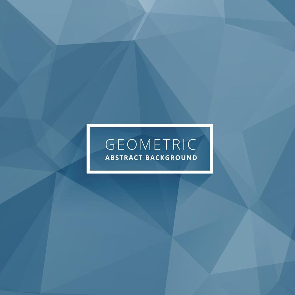 Fondo gráfico geométrico azul arrugado triangular bajo poli estilo gradiente ilustración vector