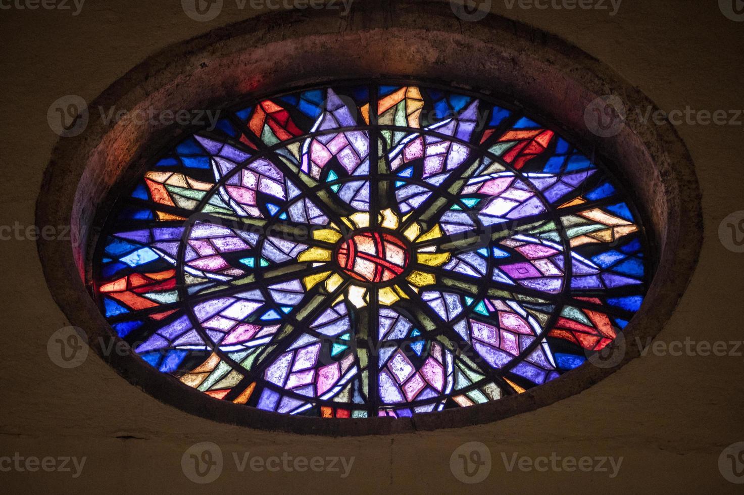 rose window church of the church of San Francesco photo