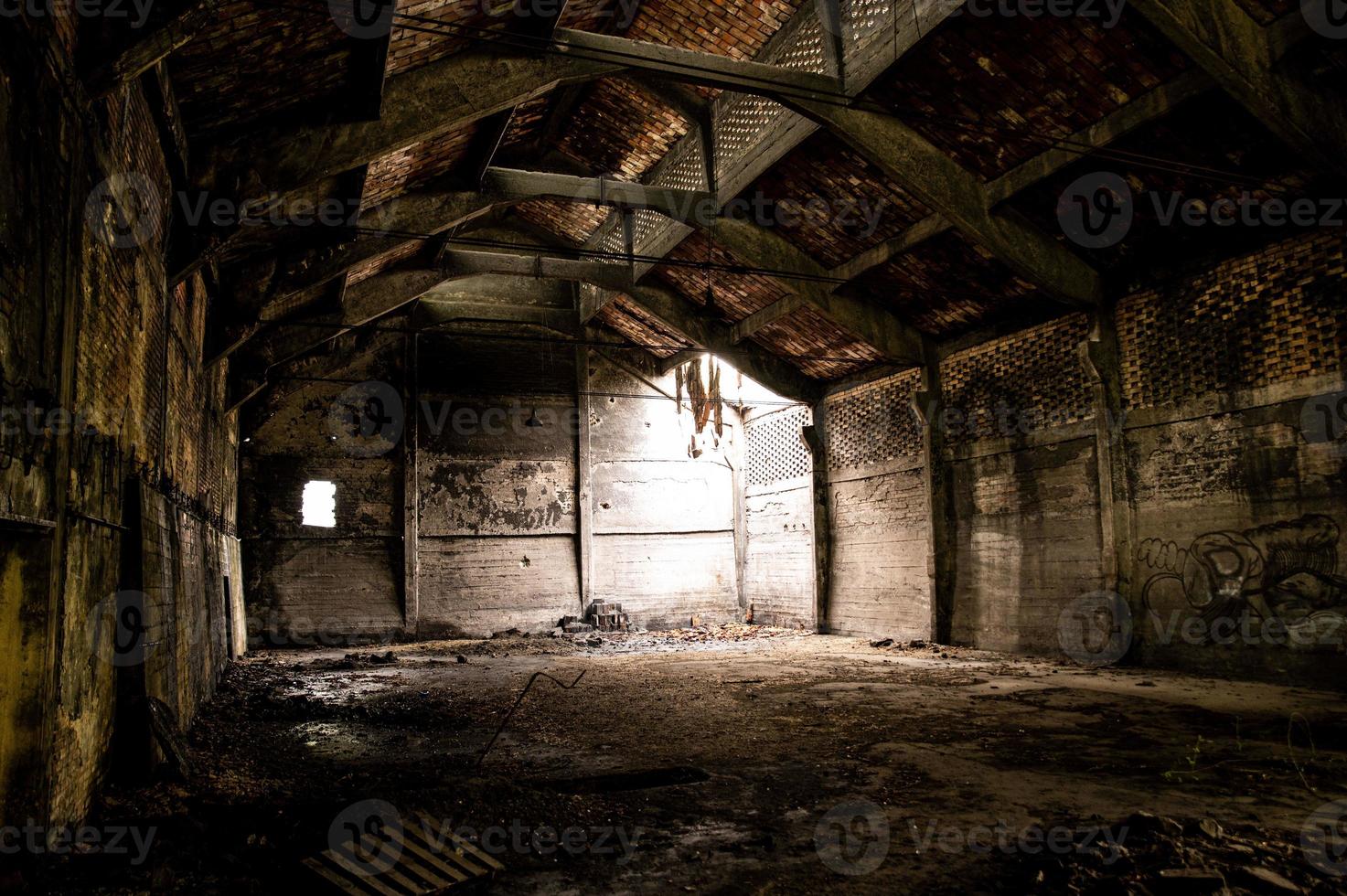 fábrica abandonada su interior y lo que queda de ella foto