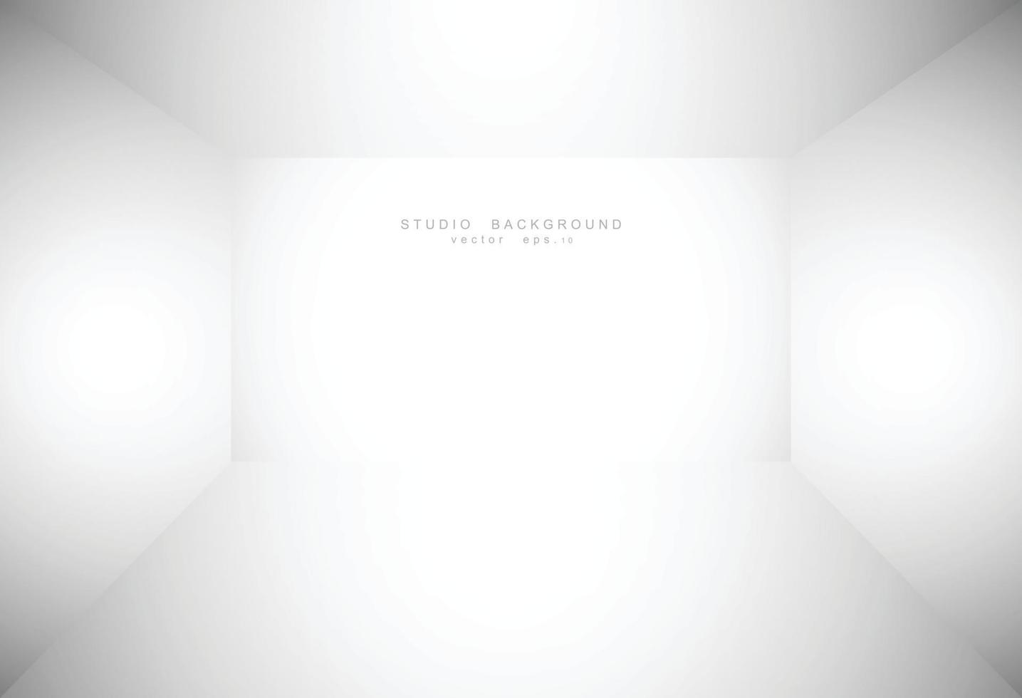 Empty studio room background vector