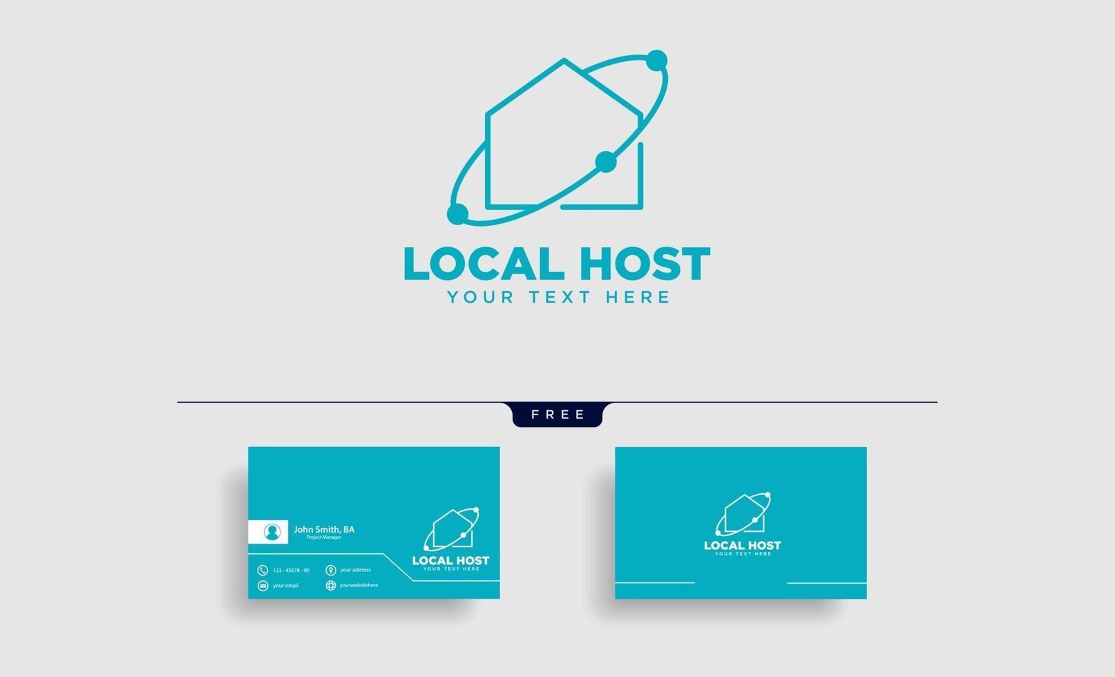 home network connection logo template vector illustration icon element isolated vector