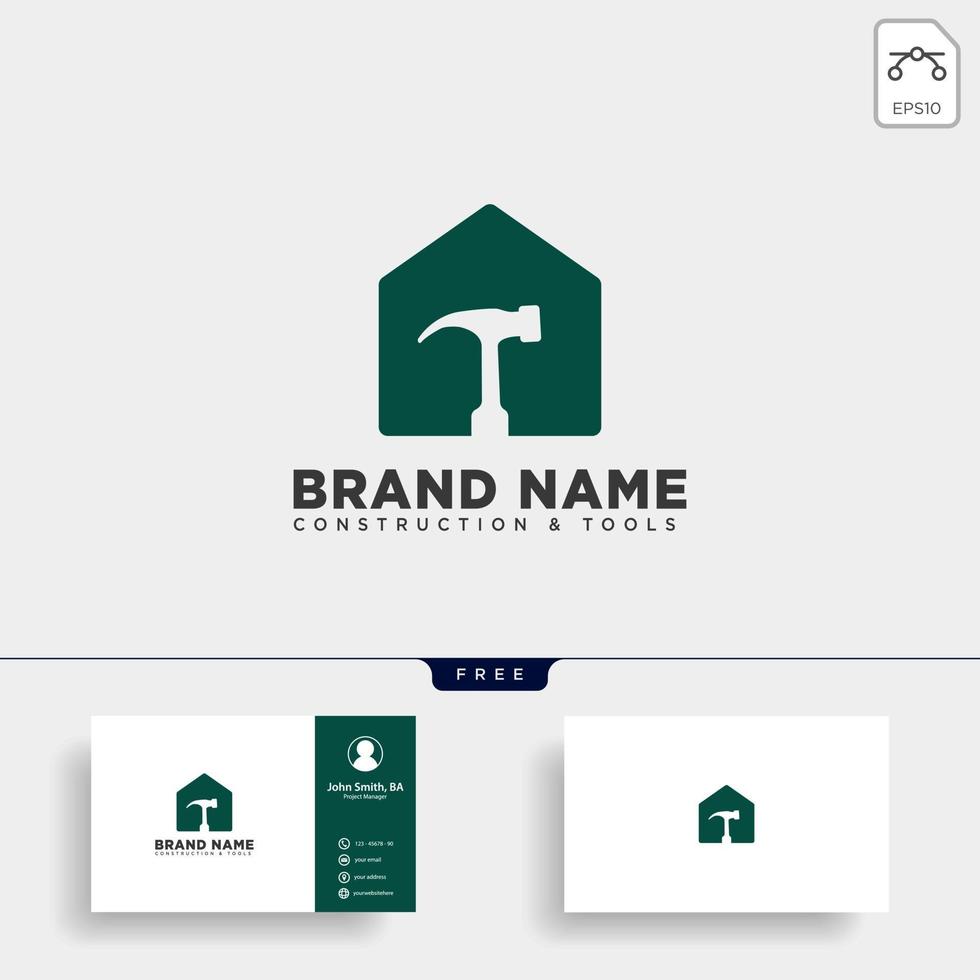 construction tools logo template vector illustration icon element isolated  vector