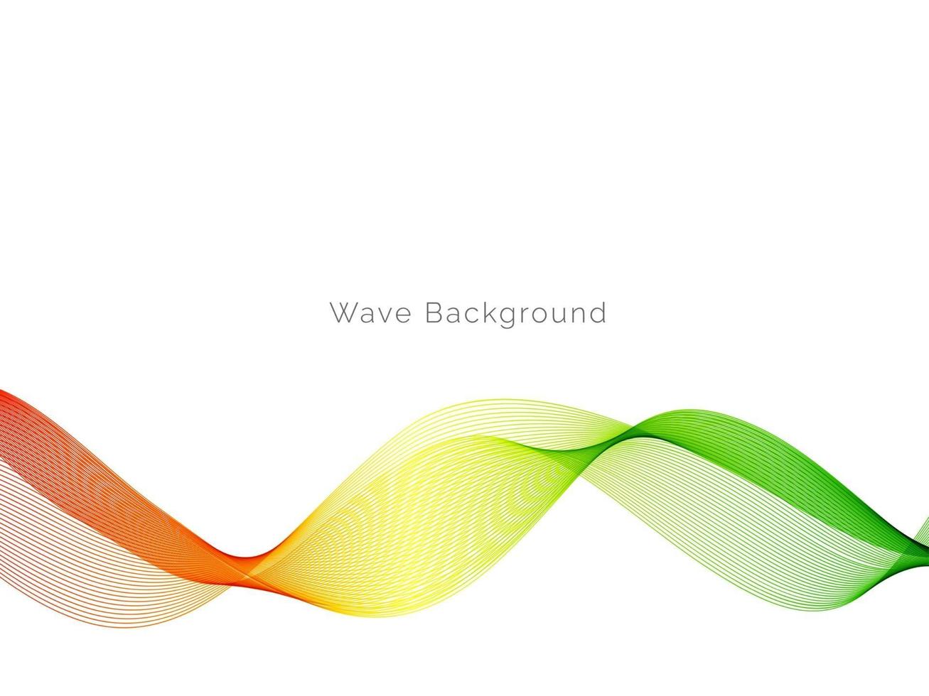 Decorative design colorful wave pattern stylish flowing background vector