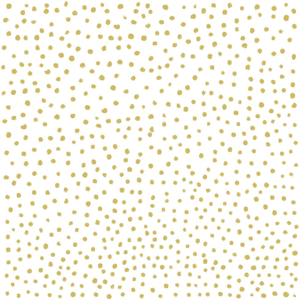 Hand drawn polka dot background vector