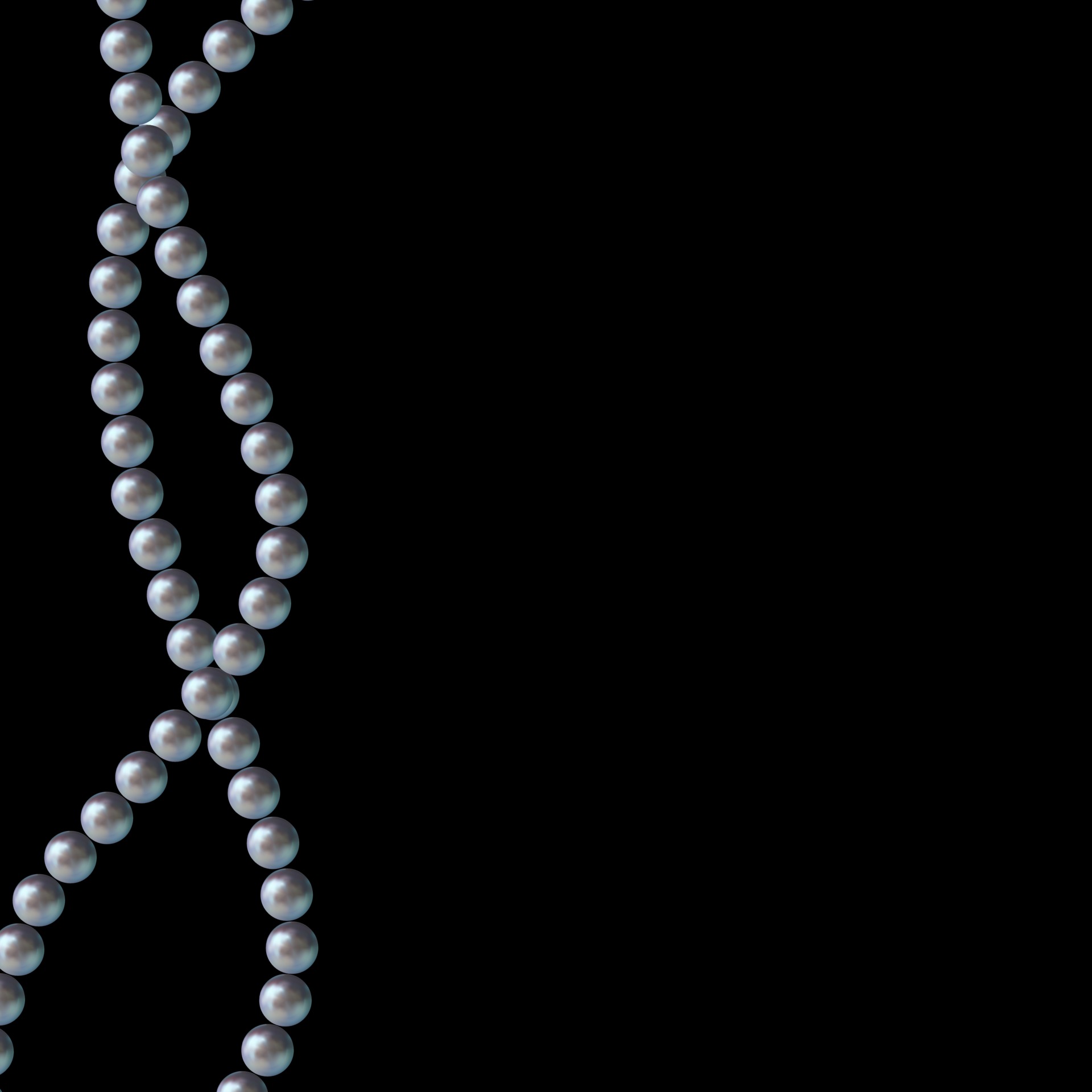 String of black deals pearls