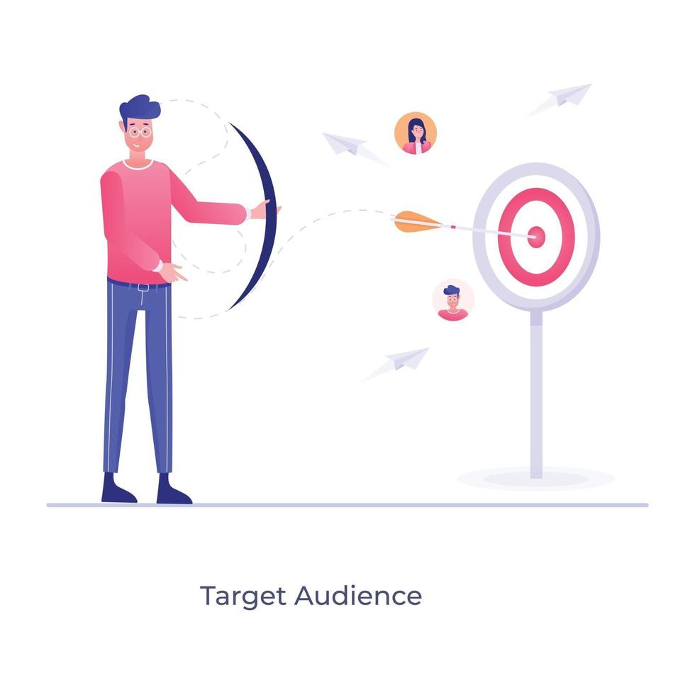 Target Audience Elements vector