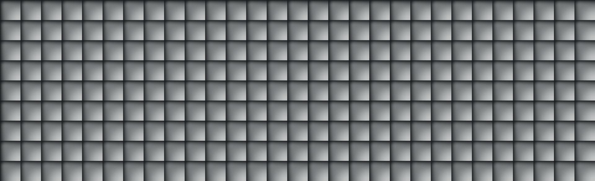 Abstract background with many gray black squares vector