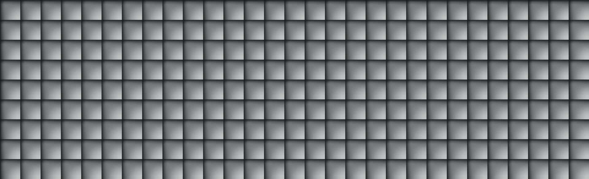 Abstract background with many gray black squares vector