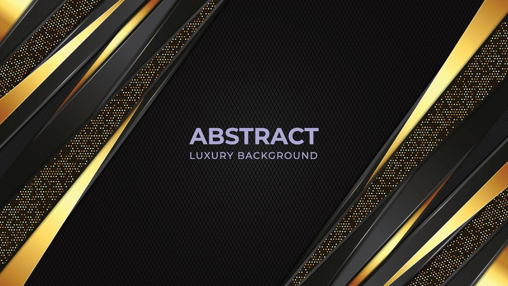 Golden luxury background template with golden pattern vector