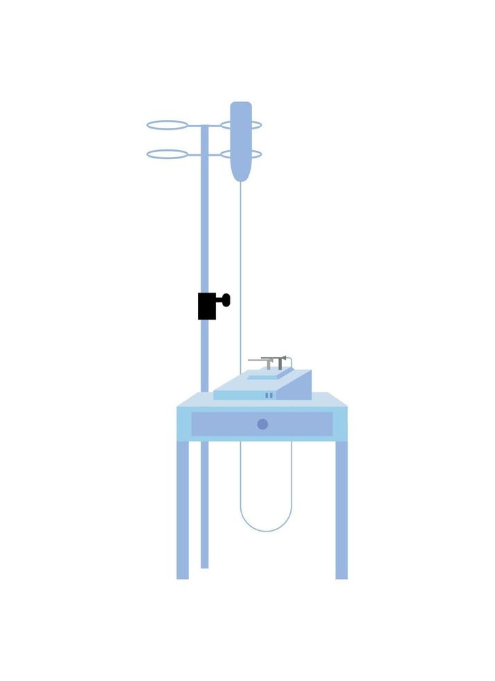 Drop counter flat color vector object