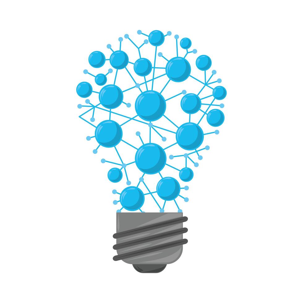 light bulb innovation vector