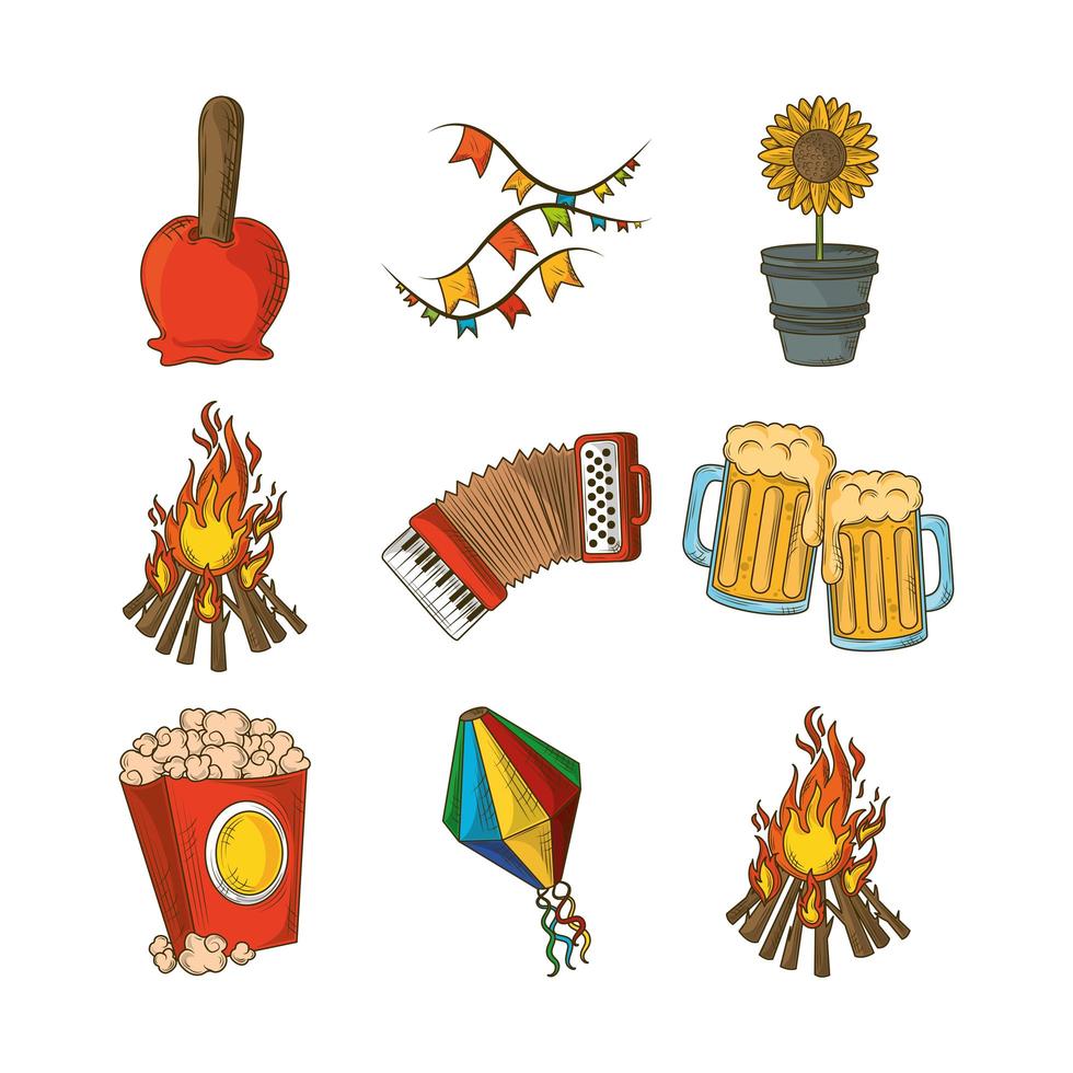 party festive set vector