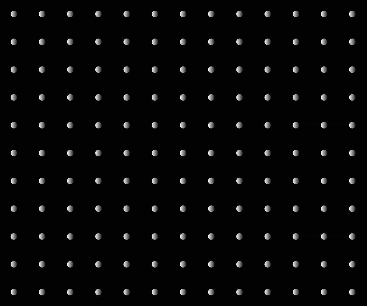 Black and white polka dot background vector