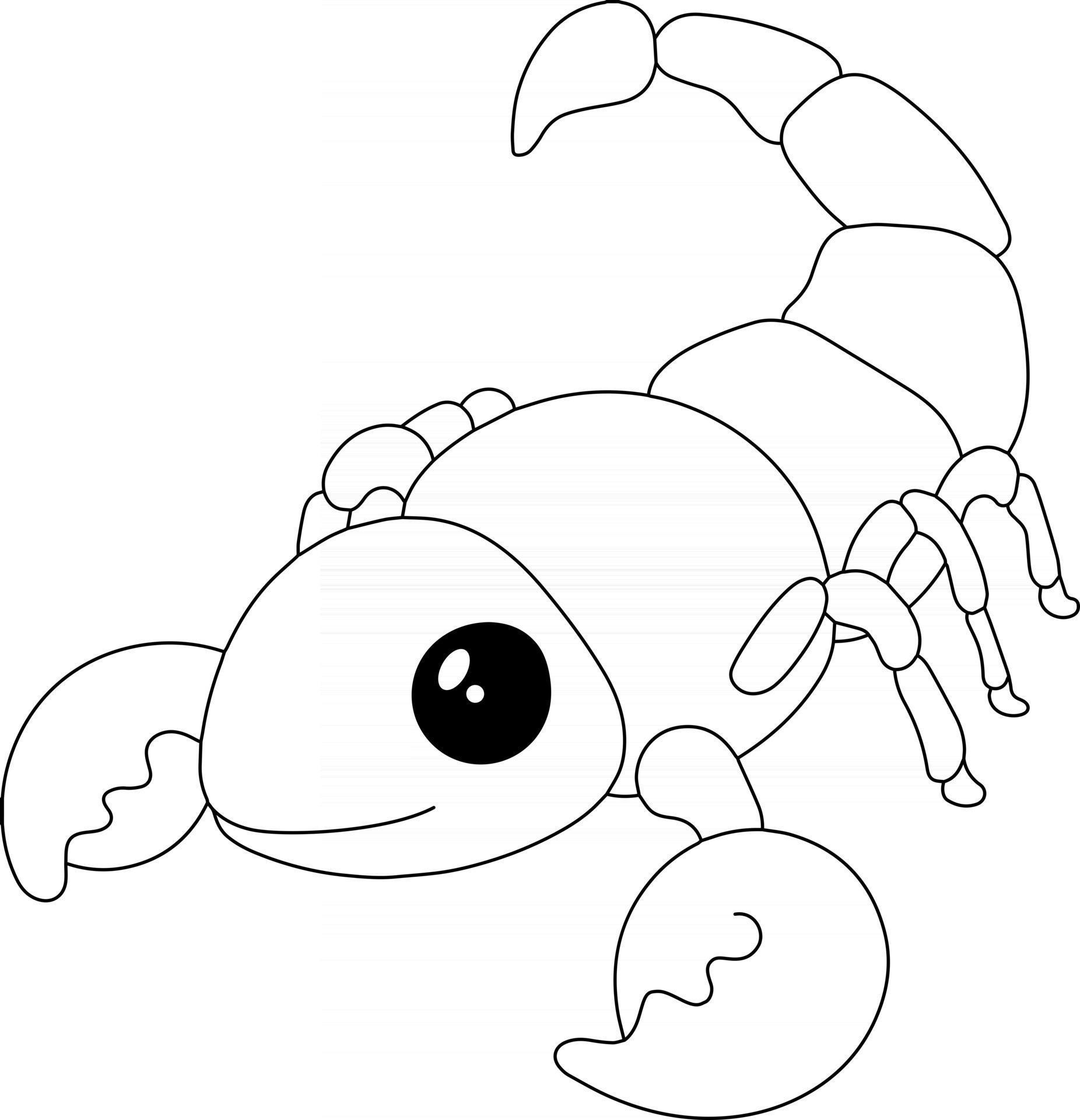 Scorpion Kids Coloring Page Coloring Pages