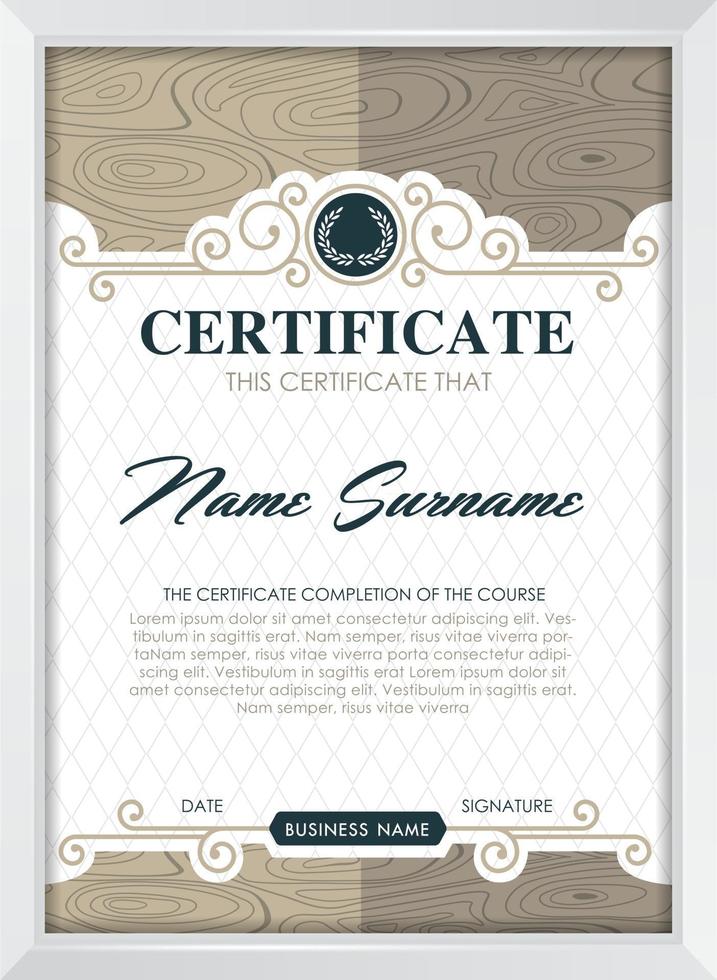 Certificate of appreciation template vector