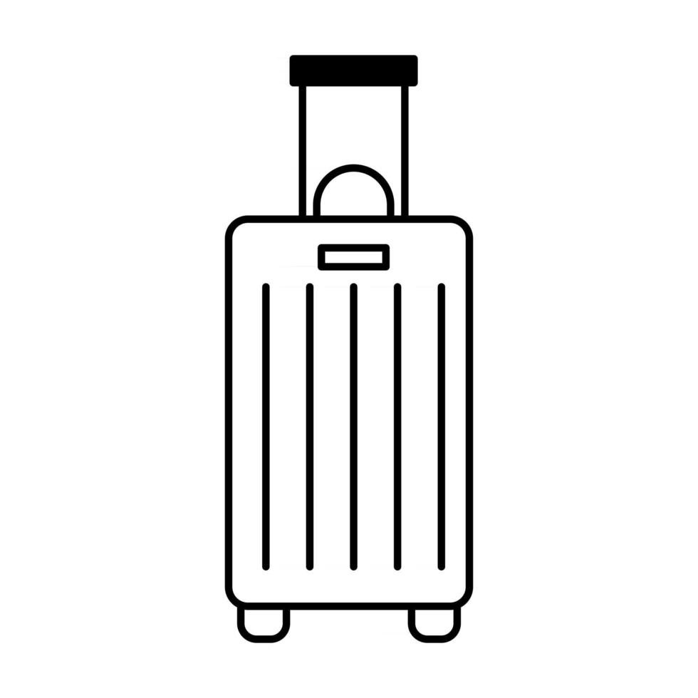 Airport travel bag Tourist luggage on wheels 2719060 Vector Art at Vecteezy