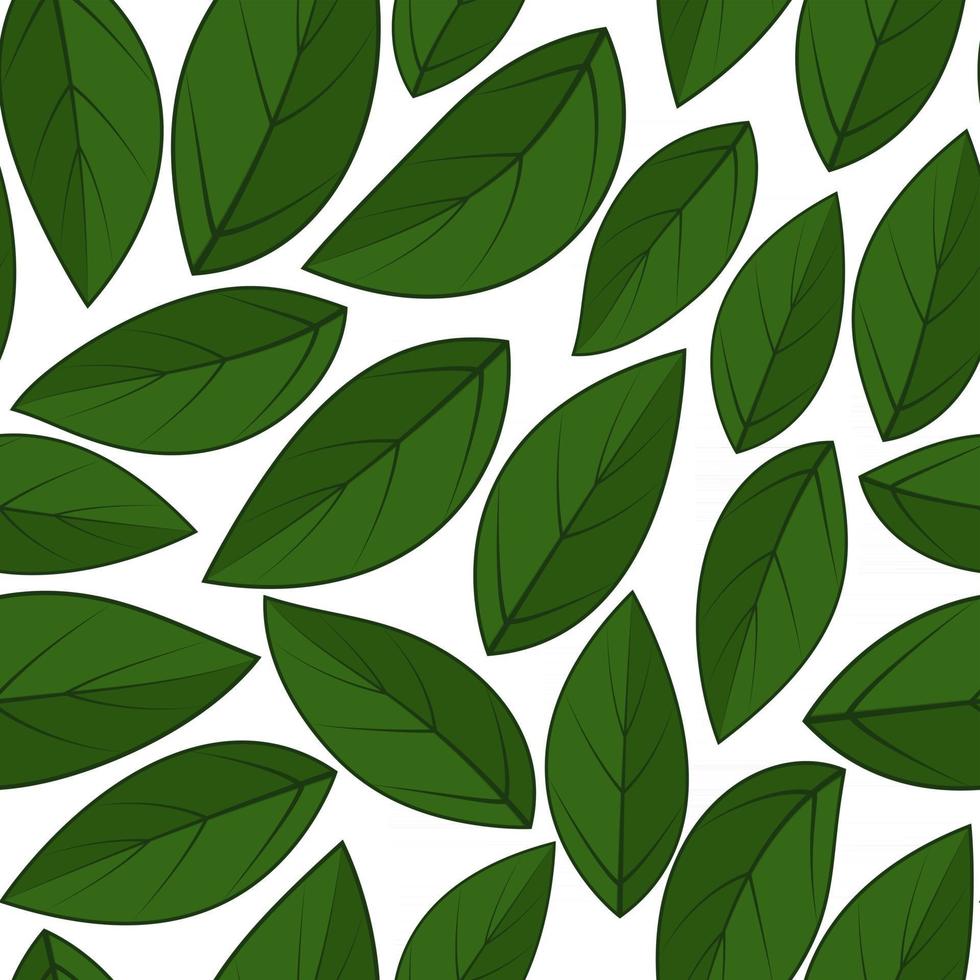 Tropical background with leaves Leaf repeated background vector