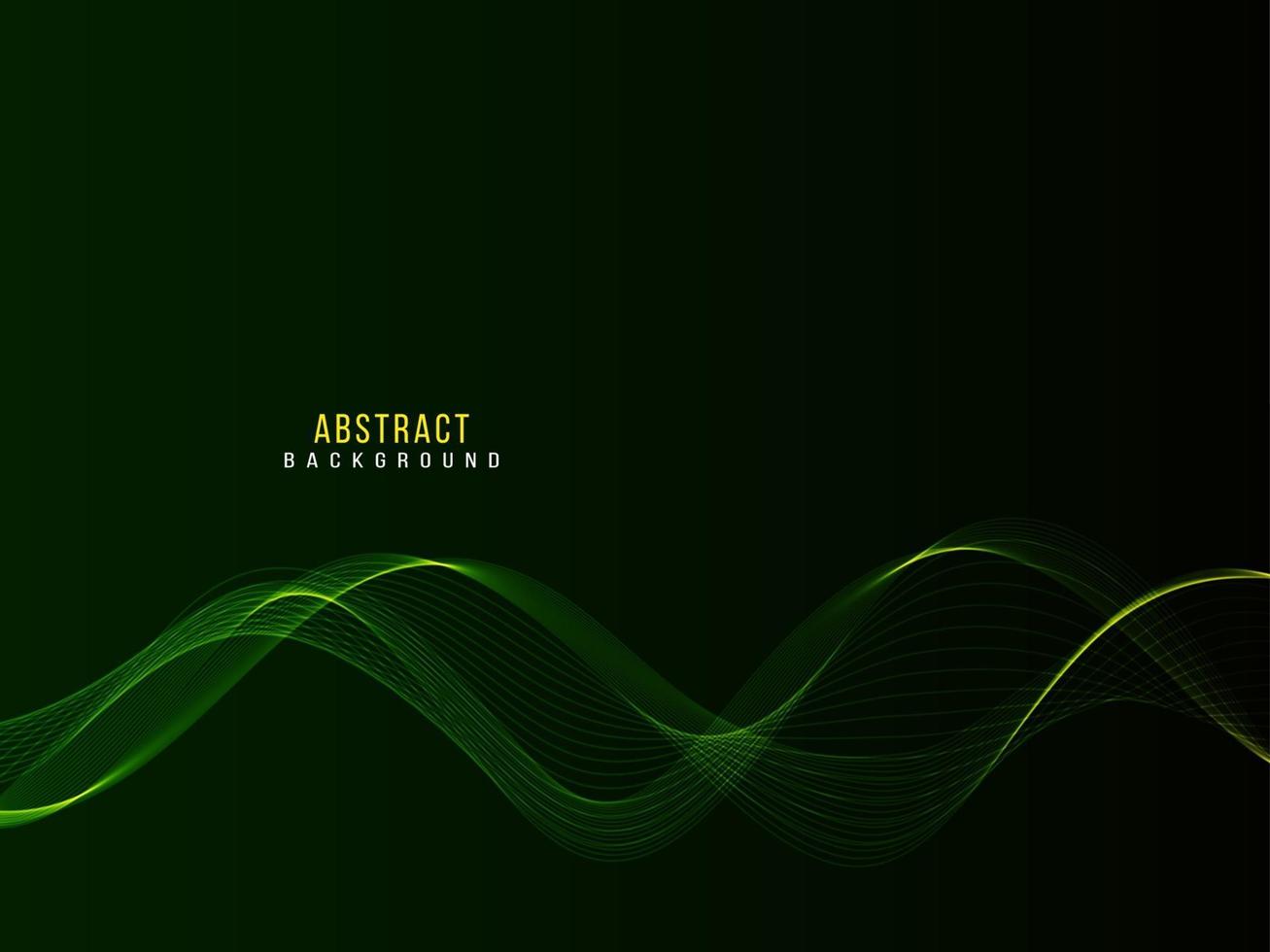 Abstract stylish transparent flowing wave design background vector