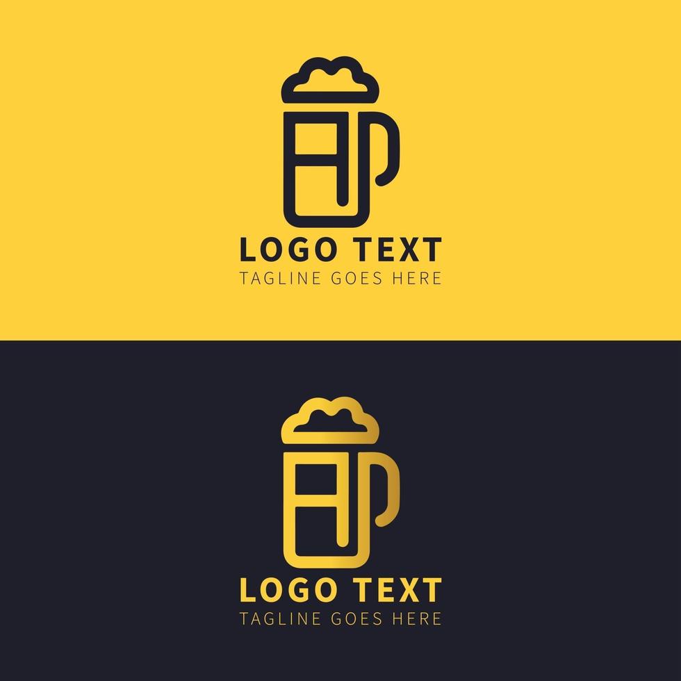 un icono de vector de plantilla de logotipo y símbolo de carta comercial vector gratis