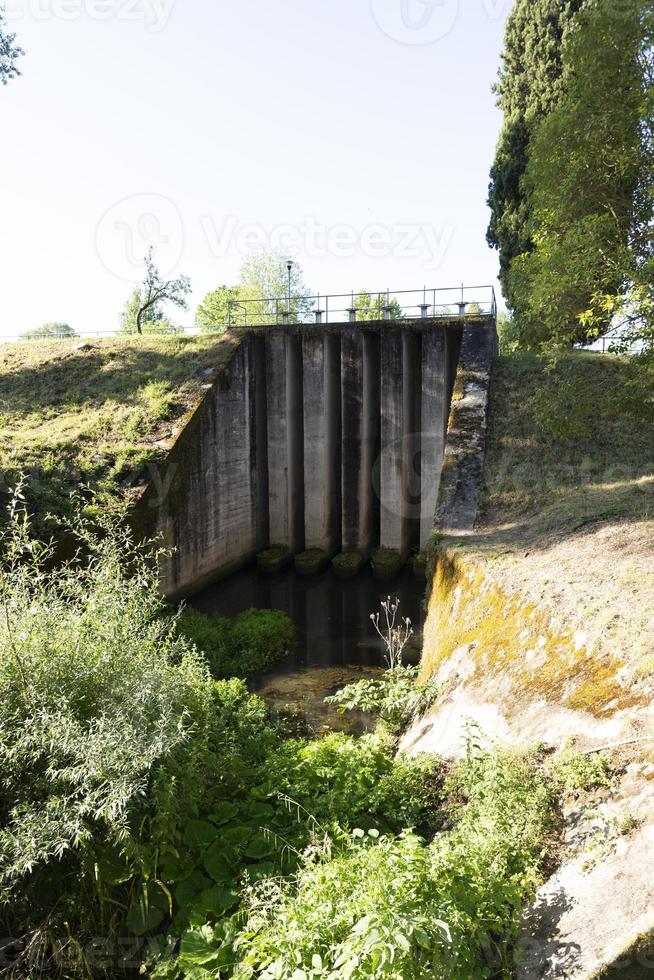 polymer dam in the province of terni photo