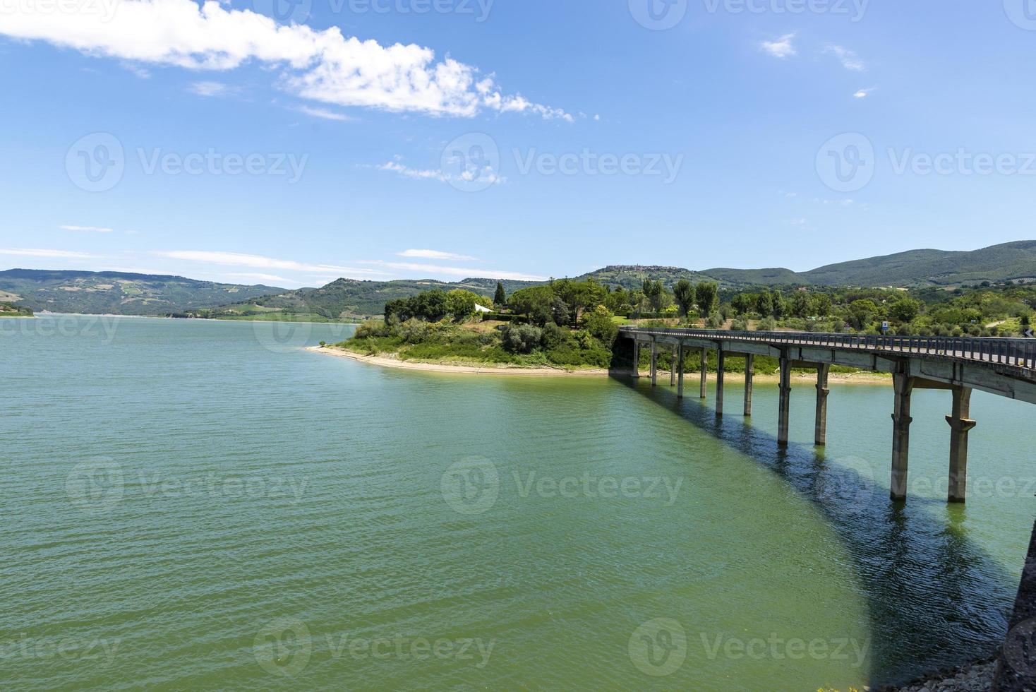 Corbara lake in the province of Perugia photo