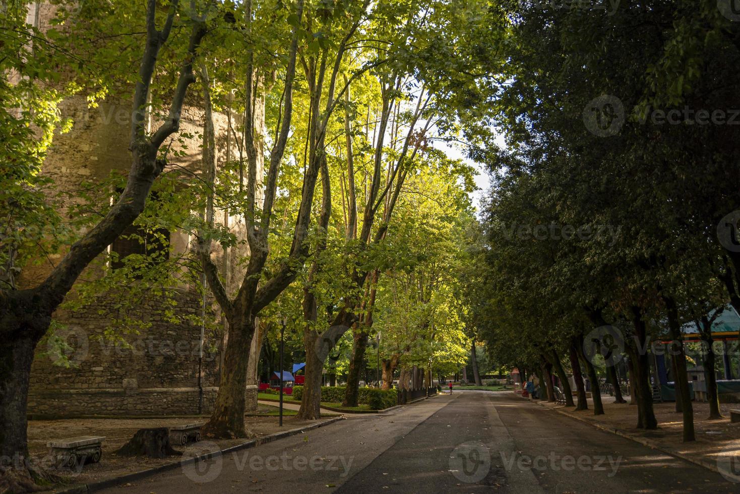 park of the walk in the center of terni photo
