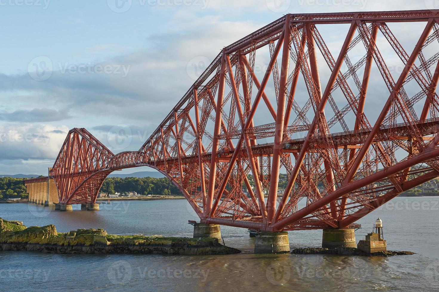 The Forth Rail Bridge in Scotland photo
