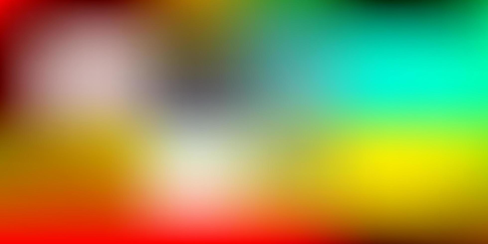 fondo de desenfoque degradado vector multicolor claro