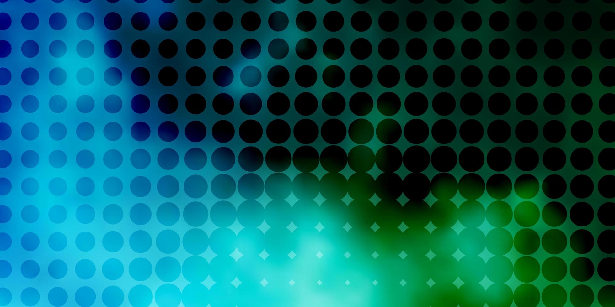 textura de vector verde azul claro con discos