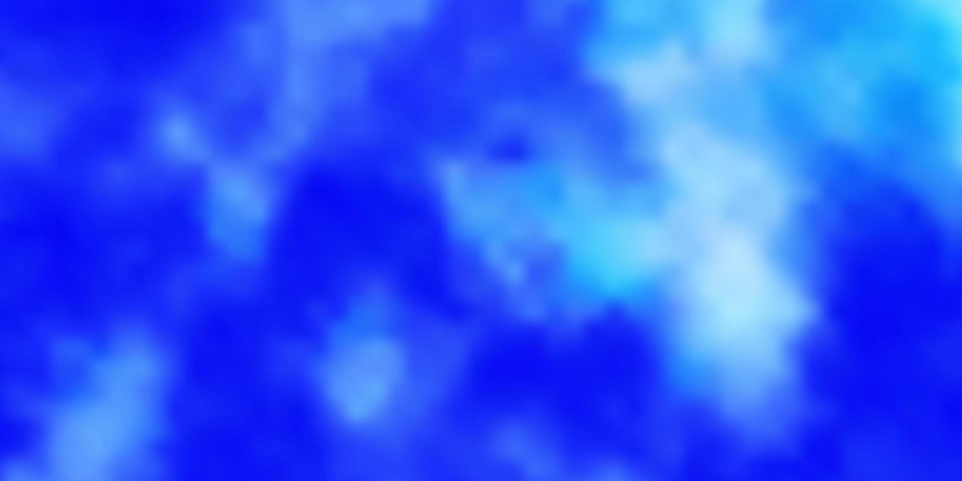 Light BLUE vector texture with cloudy sky