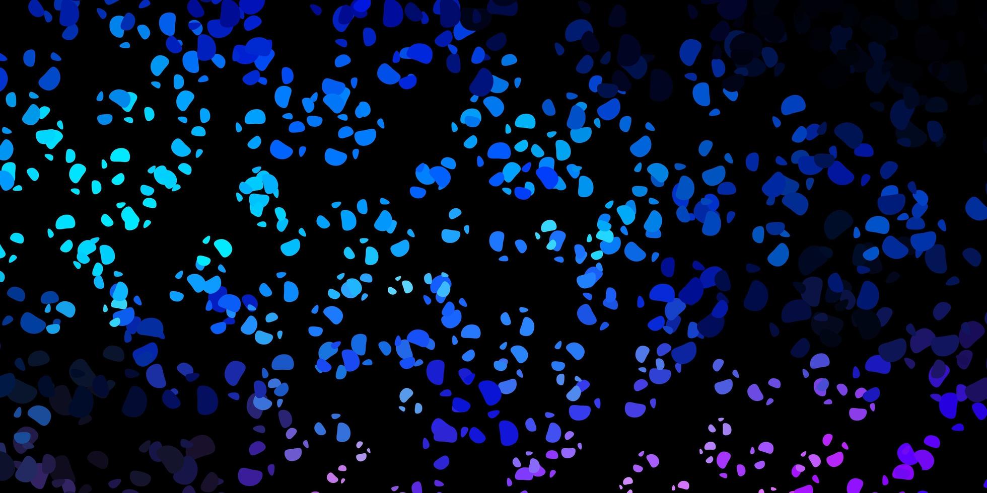Dark pink blue vector background with random forms