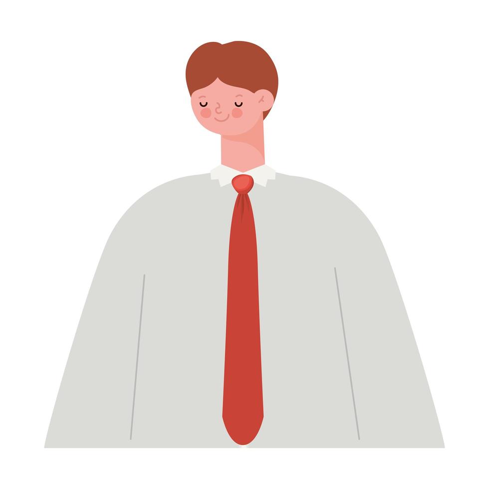 man with tie vector