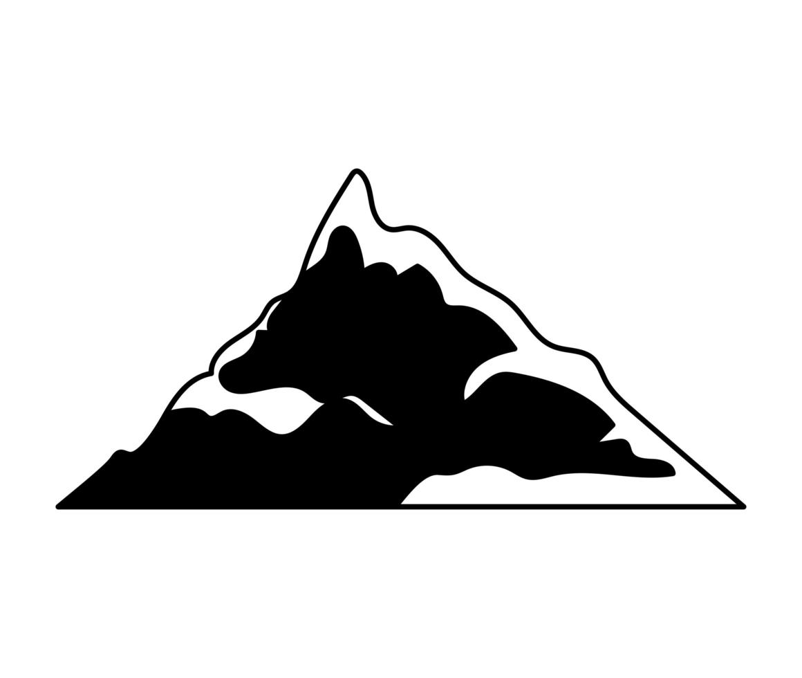 cute mountain design vector