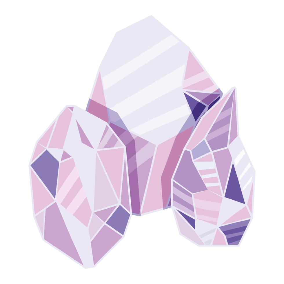 pack of amethyst vector