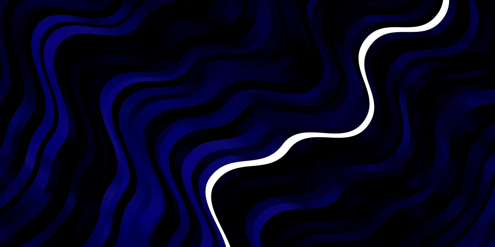 Dark BLUE vector background with lines