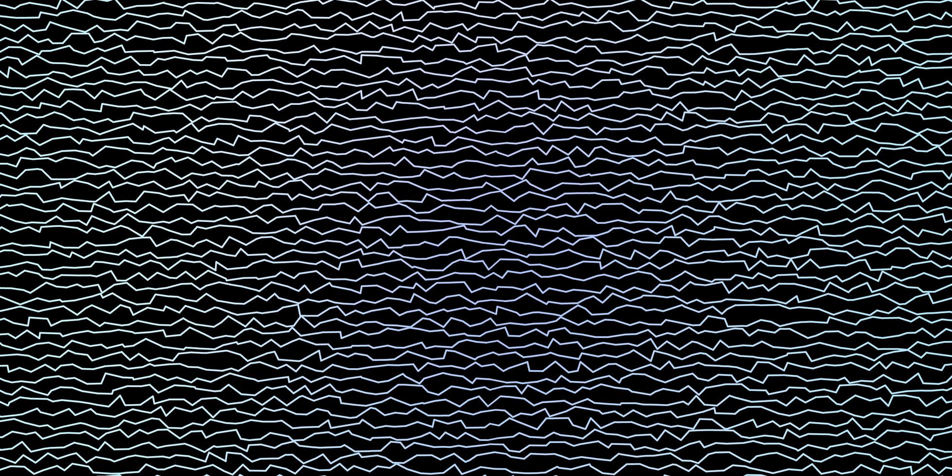 Dark Pink Blue vector pattern with curves